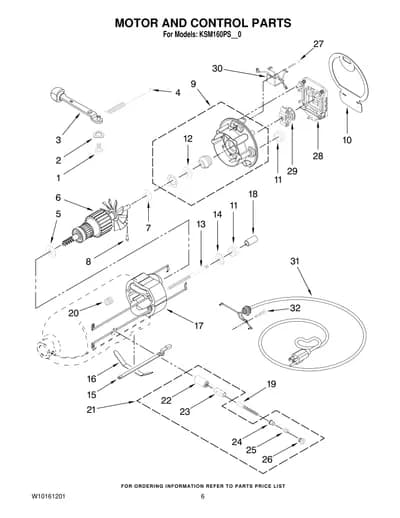 MOTOR AND CONTROL PARTS