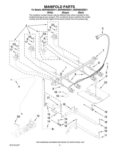 MANIFOLD PARTS