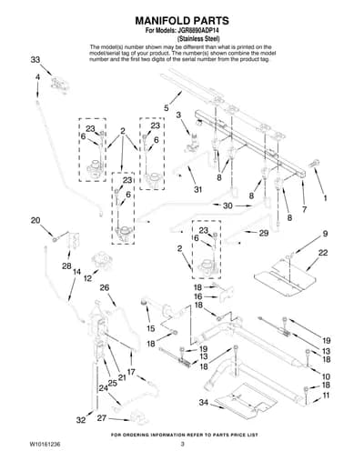 MANIFOLD PARTS