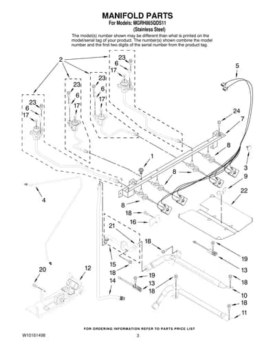 MANIFOLD PARTS