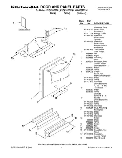 DOOR AND PANEL PARTS