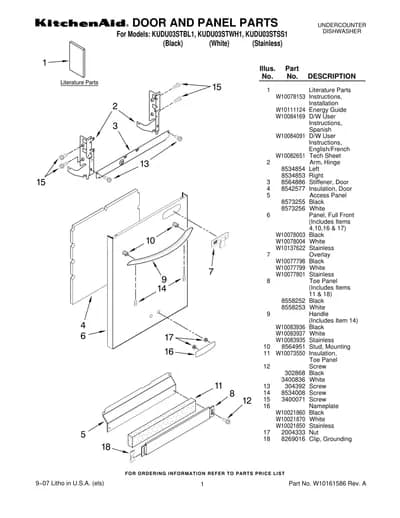 DOOR AND PANEL PARTS