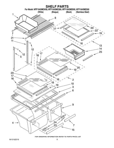 SHELF PARTS