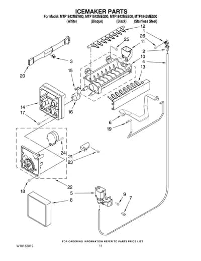 ICEMAKER PARTS
