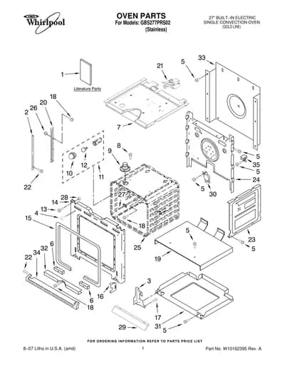 OVEN PARTS