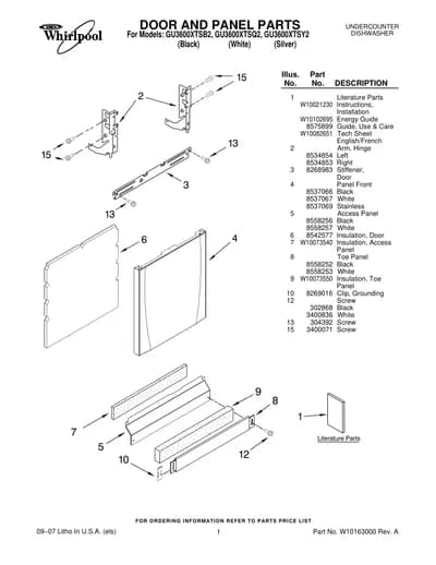 DOOR AND PANEL PARTS