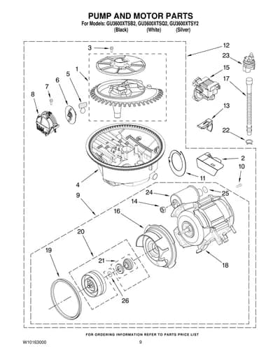 PUMP AND MOTOR PARTS