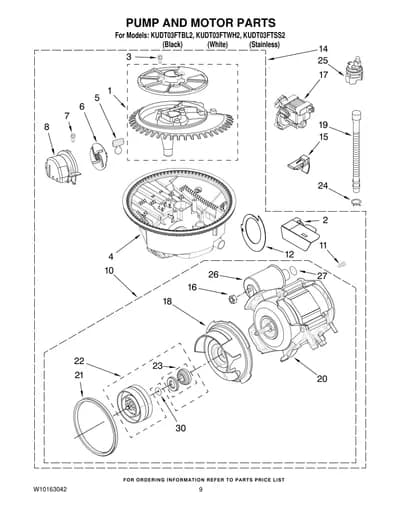 PUMP AND MOTOR PARTS