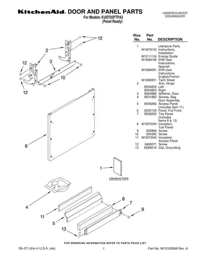 DOOR AND PANEL PARTS