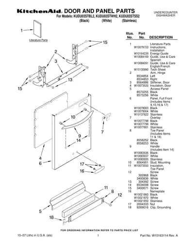 DOOR AND PANEL PARTS