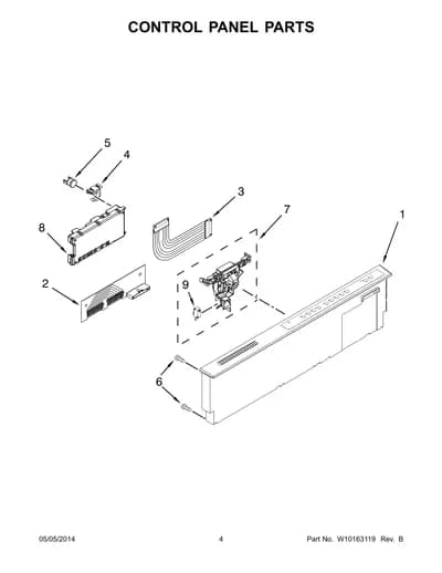 CONTROL PANEL PARTS