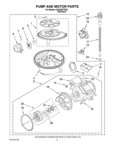 PUMP AND MOTOR PARTS