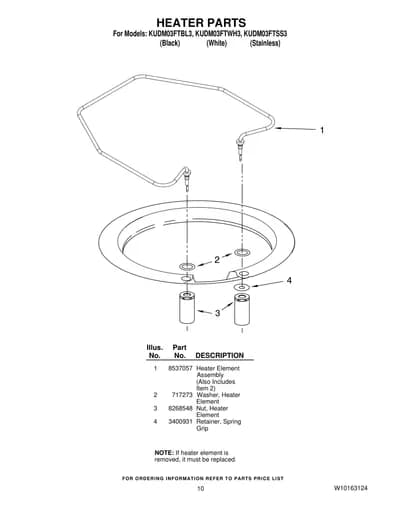 HEATER PARTS