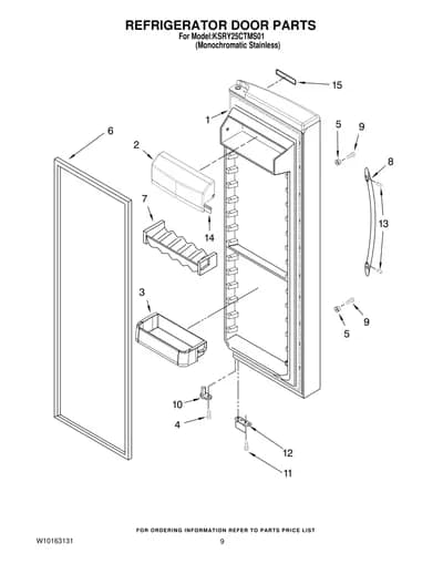 REFRIGERATOR DOOR PARTS