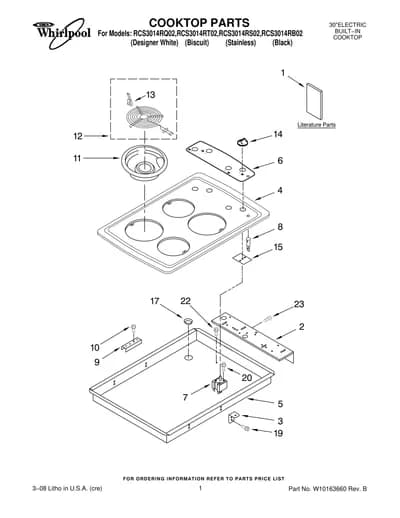 COOKTOP PARTS