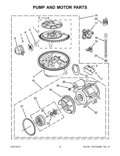 PUMP AND MOTOR PARTS