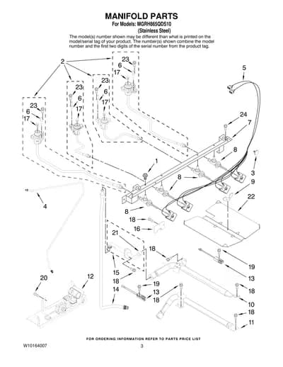 MANIFOLD PARTS