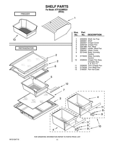 SHELF PARTS