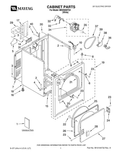 CABINET PARTS