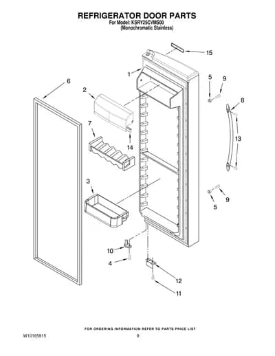 REFRIGERATOR DOOR PARTS