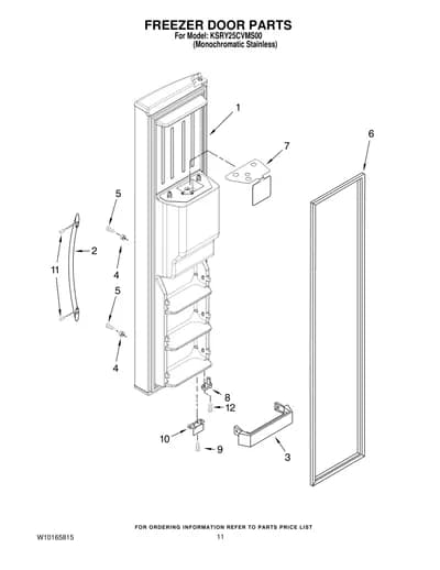 FREEZER DOOR PARTS