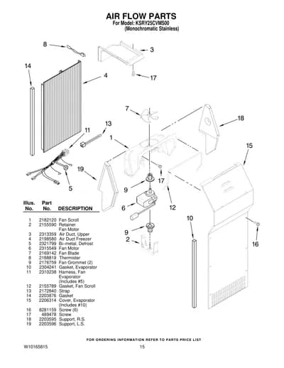AIR FLOW PARTS
