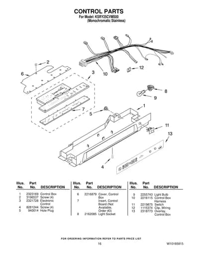 CONTROL PARTS