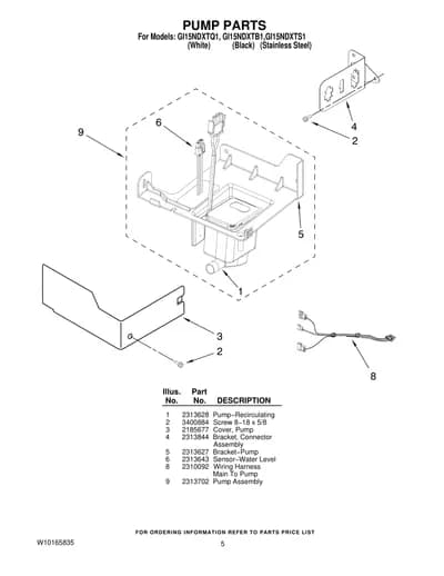 PUMP PARTS