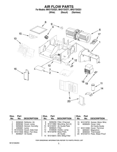 AIR FLOW PARTS