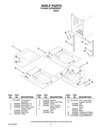 SHELF PARTS