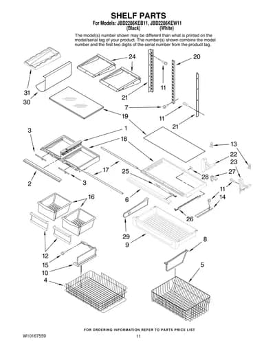 SHELF PARTS