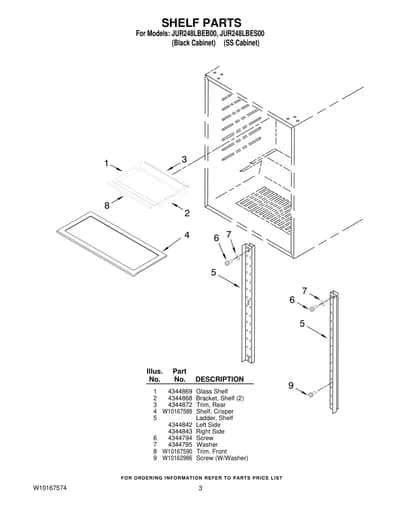 SHELF PARTS