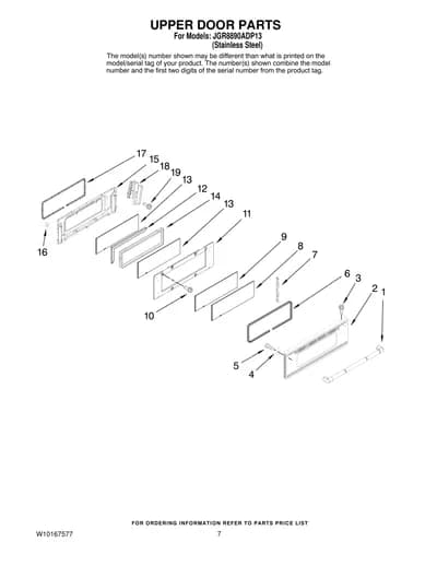 UPPER DOOR PARTS