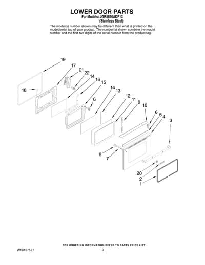 LOWER DOOR PARTS