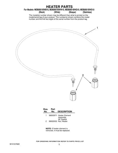 HEATER PARTS