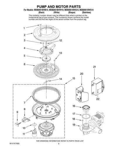 PUMP AND MOTOR PARTS