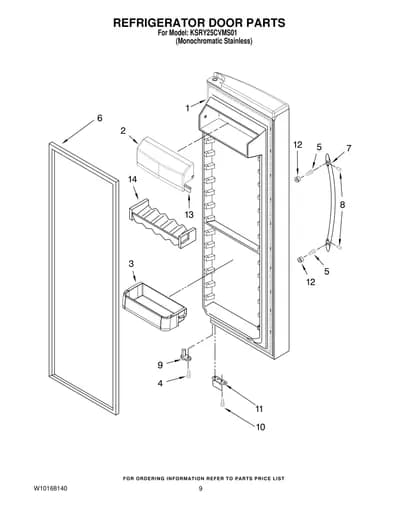 REFRIGERATOR DOOR PARTS