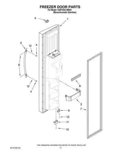 FREEZER DOOR PARTS