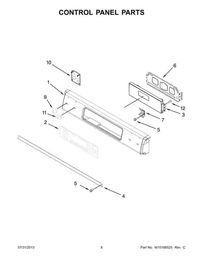 CONTROL PANEL PARTS