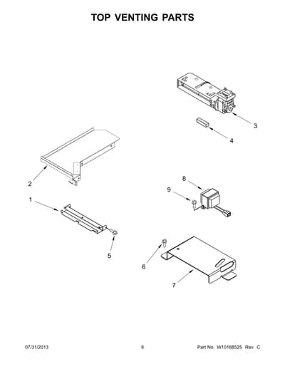 TOP VENTING PARTS