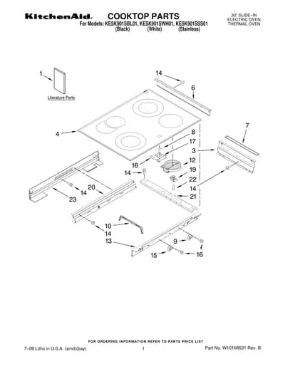 COOKTOP PARTS