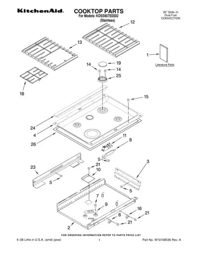 COOKTOP PARTS