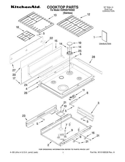 COOKTOP PARTS
