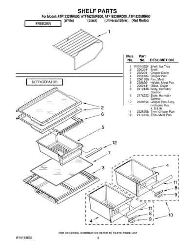 SHELF PARTS