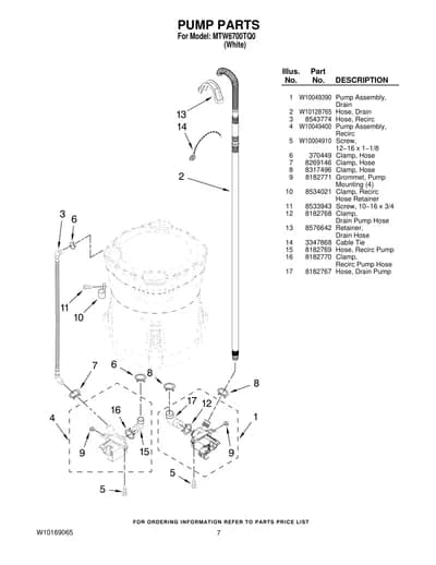 PUMP PARTS