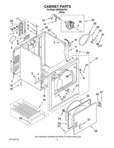 CABINET PARTS