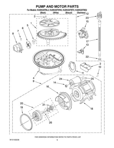 PUMP AND MOTOR PARTS