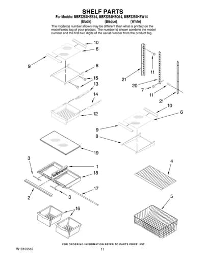 SHELF PARTS