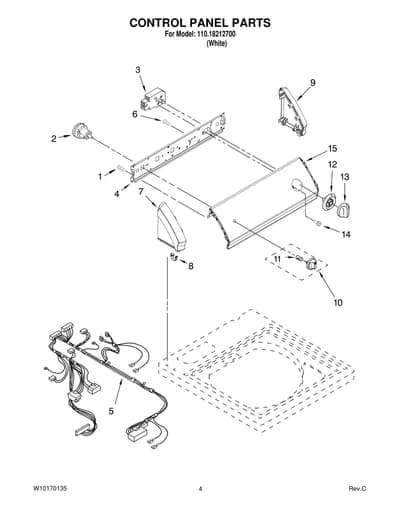 CONTROL PANEL PARTS
