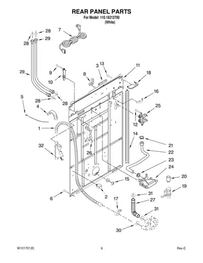 REAR PANEL PARTS